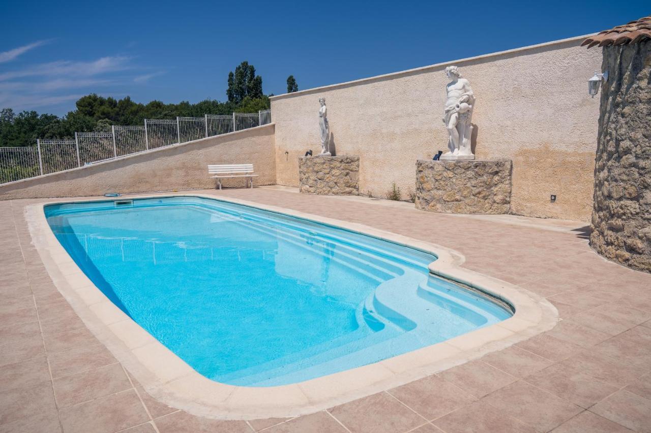 Gite "La Sainte-Croix", Traditional Provencal House For 8 People, Private Swimming-Pool, Air-Conditioner, Beautiful Scenery فيسون-لا-رومان المظهر الخارجي الصورة